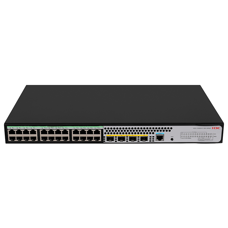 H3C SOHO S1850V2-28X-HPWR 24口万兆上行WEB网管交换机